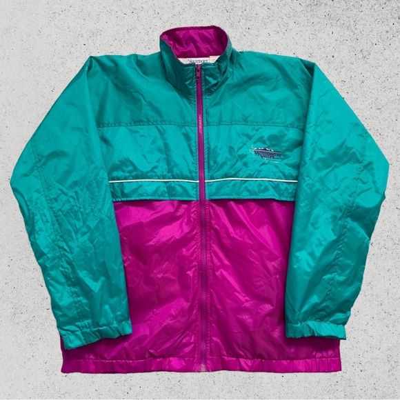 Vintage Jackets & Blazers - Vintage 1990s Golf Course Slazenger Windbreaker